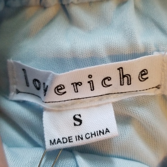 SALE! Love Riche Baby Blue Embroidered Dress - Picture 4 of 4